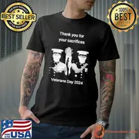 Thank you for your sacrifices Trump Veterans Day 2024 Shirt