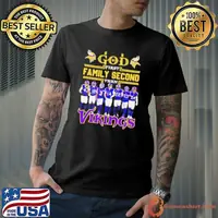 God first family second then Minnesota Vikings players shirt