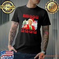 Maga La La La Donald Trump Potus 47 Ugly Christmas Sweater Shirt