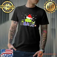 NFL Chicago Bears Merry Christmas Grinch Shirt