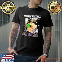 Notre Dame Fighting Irish College Football Playoff 2024 25 go Irish helmet shirt