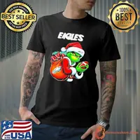 Philadelphia Eagles Christmas Grinch player shirt