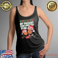 Santa Trump Christmas Came Early This Year 47th President Xmas Shirt
