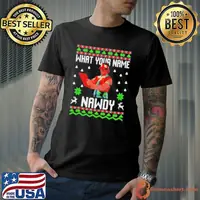 Tally The Elf Naughty Nawdy Trend Ugly Christmas shirt