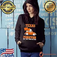 Snoopy And Woodstock x Texas Longhorns Forever Not Just When We Win 2025 -Shirt