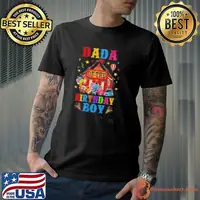 Dada Of The Birthday For Boy Circus Carnival Theme Party Shirt