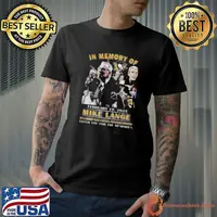 In Memory Of Mike Lange 2025 Thank You For The Memories Signature shirts