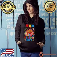 Mom Of The Birthday For Boy Circus Carnival Theme Party Hoodie