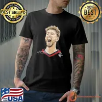 Alperen Sengun Houston Rockets MLB Basketball Player Portrait Signature Shirt