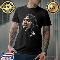 Tyrese Maxey Black NBA Real Big Face Player signature shirt