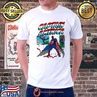 Captain America Sam Wilson Marvel comic shirt