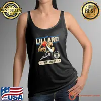 Damian Lillard Milwaukee Bucks basketball player we trust signature shirt
