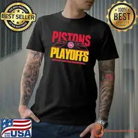 Detroit Pistons basketball court NBA playoffs shirt