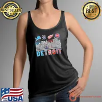 Detroit Skyline City sports team logo shirt