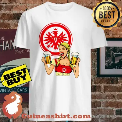 Eintracht Frankfurt logo Klein Beer shirt