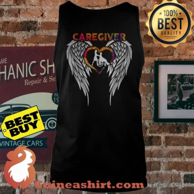 Official Caregiver Angels Colorful tank top