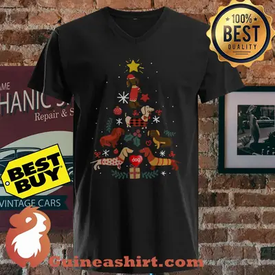 Dachshund Gift Star Christmas shirt