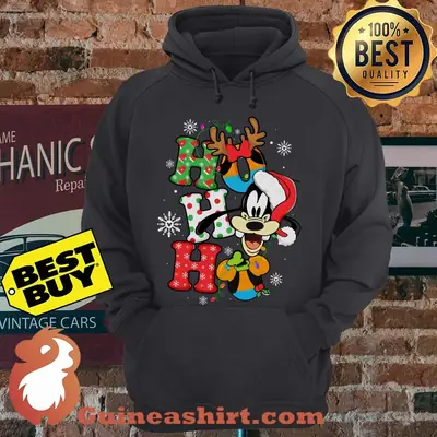 Disney Ho Ho Ho Christmas With Goofy hoodie