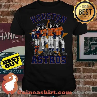 Houston Astros Dressed to Kill Navy Baseball Team Shirt