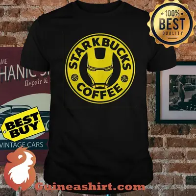 Iron man starkbucks coffee Shirt