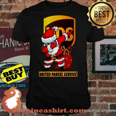 Official Santa united parcel service shirt