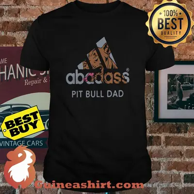 Pitbull Dad Abadass Tiger shirt