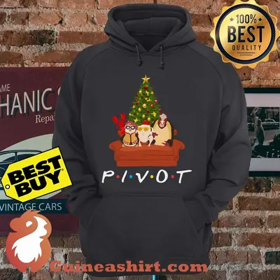 Pivot Friends TV Show Christmas Chicken Lobster hoodie