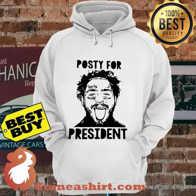 Post Malone Posty For President hoodie
