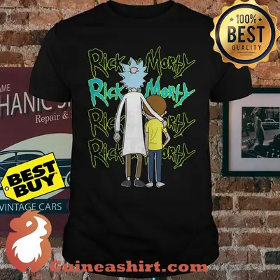 Rick and morty simple shirt