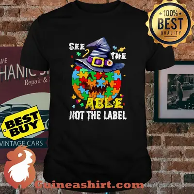 See the able not the label Halloween shirt