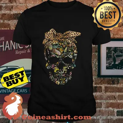 Skull hippie leopard Dandana shirt