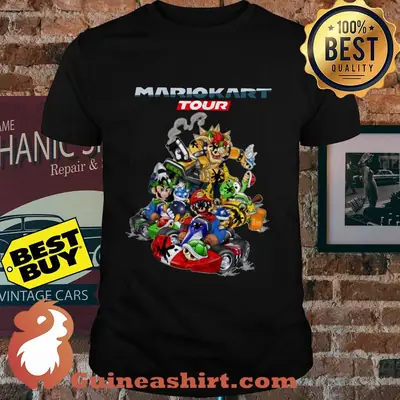 Super Mario Kart tour shirt