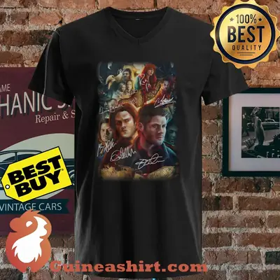 Supernatural Family Don’t End With Blood Signature shirt