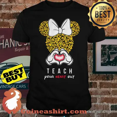 Teach your heart out Mickey mouse shirt