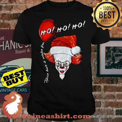 Your hair is winter fire ho ho ho Joker Christmas shirt