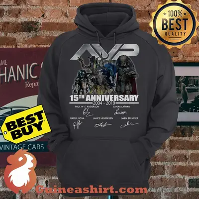 AVP Film 15th Anniversary 2004 2019 Signature hoodie