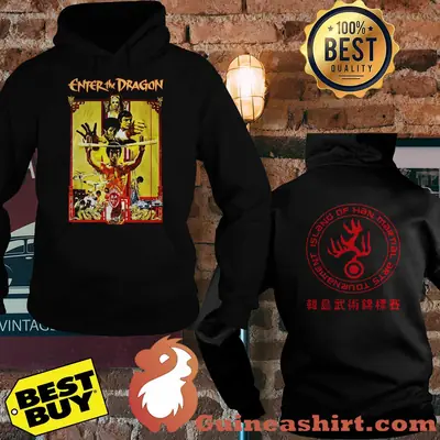 Bruce Lee Enter The Dragon Movie Poster hoodie