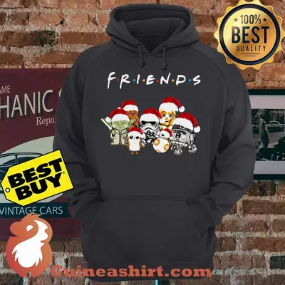 Christmas Friends Star Wars Cartoon Characters hoodie