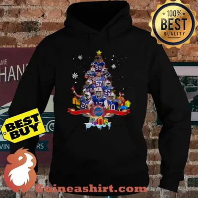 Christmas Tree Buffalo Bills Logo Signature hoodie
