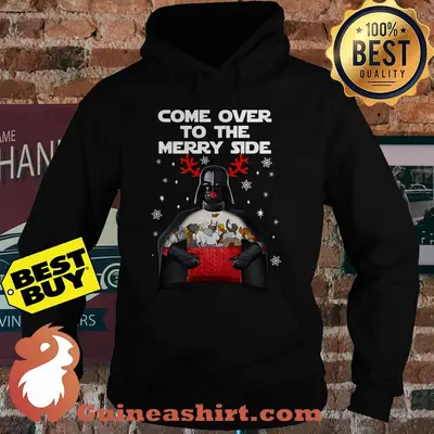 Come Over To The Merry Side Star Wars Darth Vader Cats Christmas hoodie