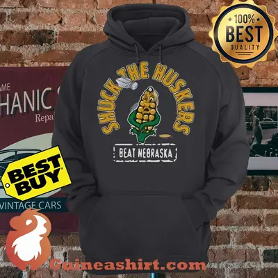 Corn Iowa Football Fans Shuck The Huskers Beat Nebraska hoodie