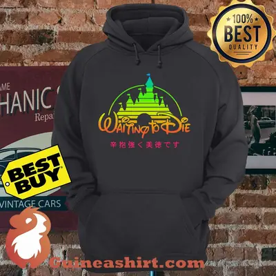 Disney Waiting To Die Vaporwave hoodie