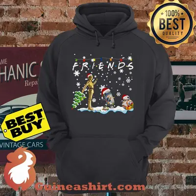 Friends Star Wars Character Merry Christmas hoodie