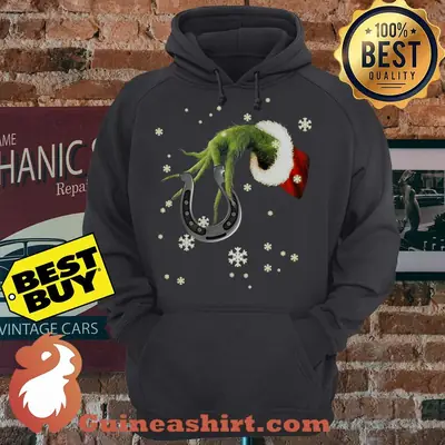 Grinch Horseshoe Merry Christmas hoodie