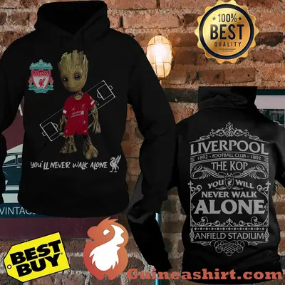 Groot Little Liverpool You'll Never Walk Alone hoodie