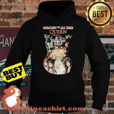 Guitar Greatest Of All Time Queen Signatures hoodie