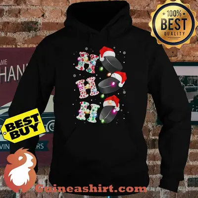 Ho Ho Ho Hockey Merry Christmas hoodie