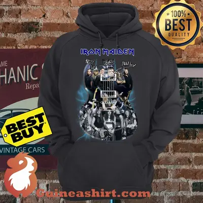 Iron Maiden Guitarist Signature hoodie