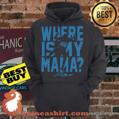 Where Is My Mama Jerome Baker Jr Miami Dolphins 55 Signature hoodie