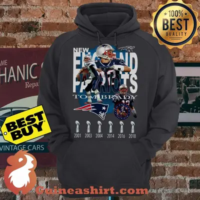 New England Patriots Tom Brady Signature hoodie